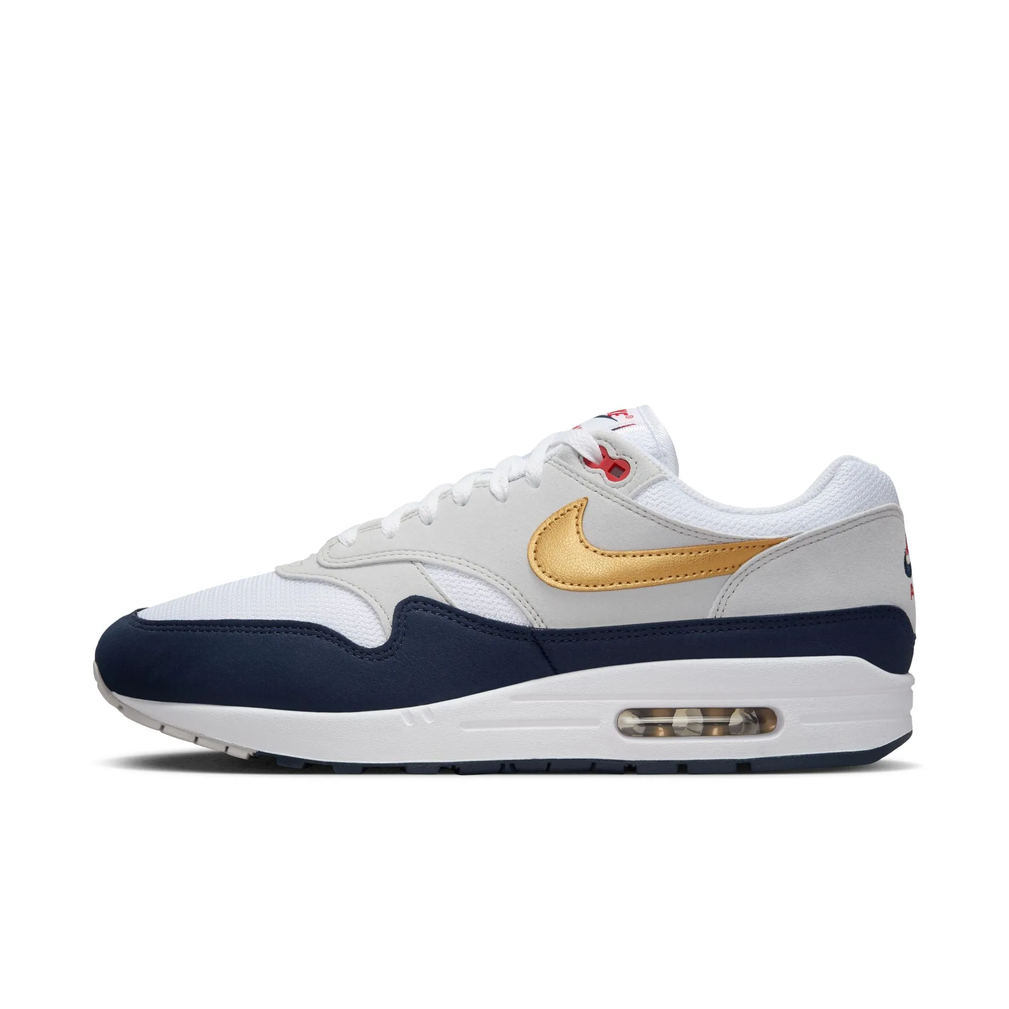 Nike Air Max 1 (Obsidian/Metallic Gold/White)