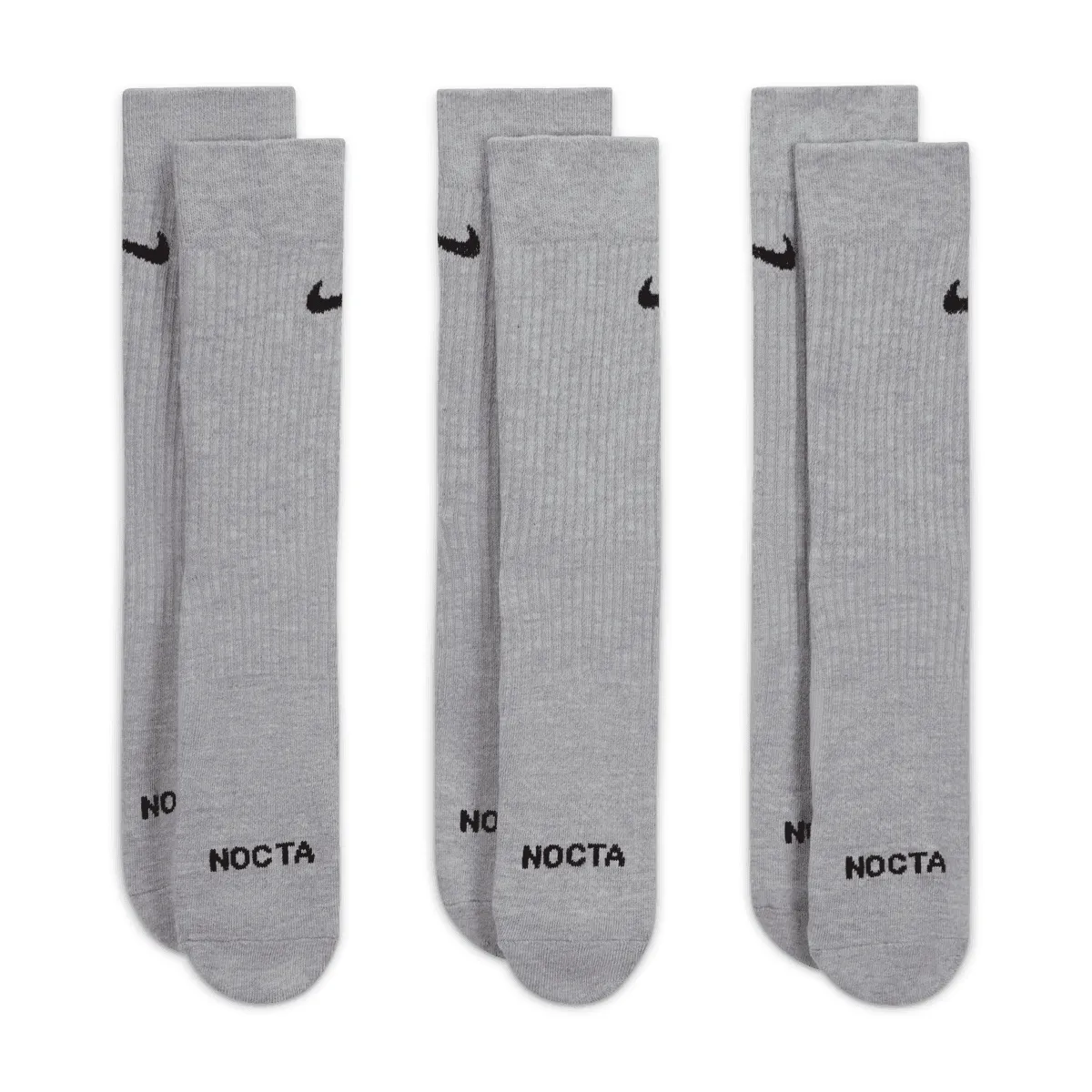   NOCTA Crew Socks 3-Pack 'Grey'