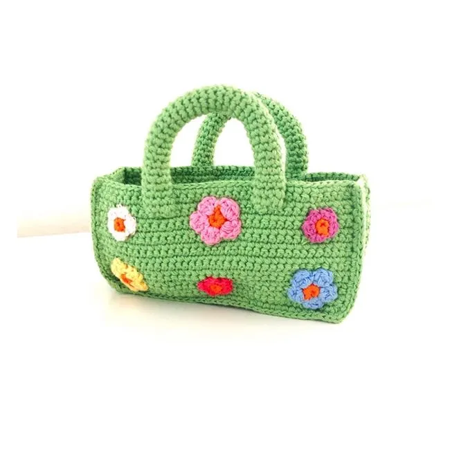 Pebble Easter Chick Basket - Apple Green