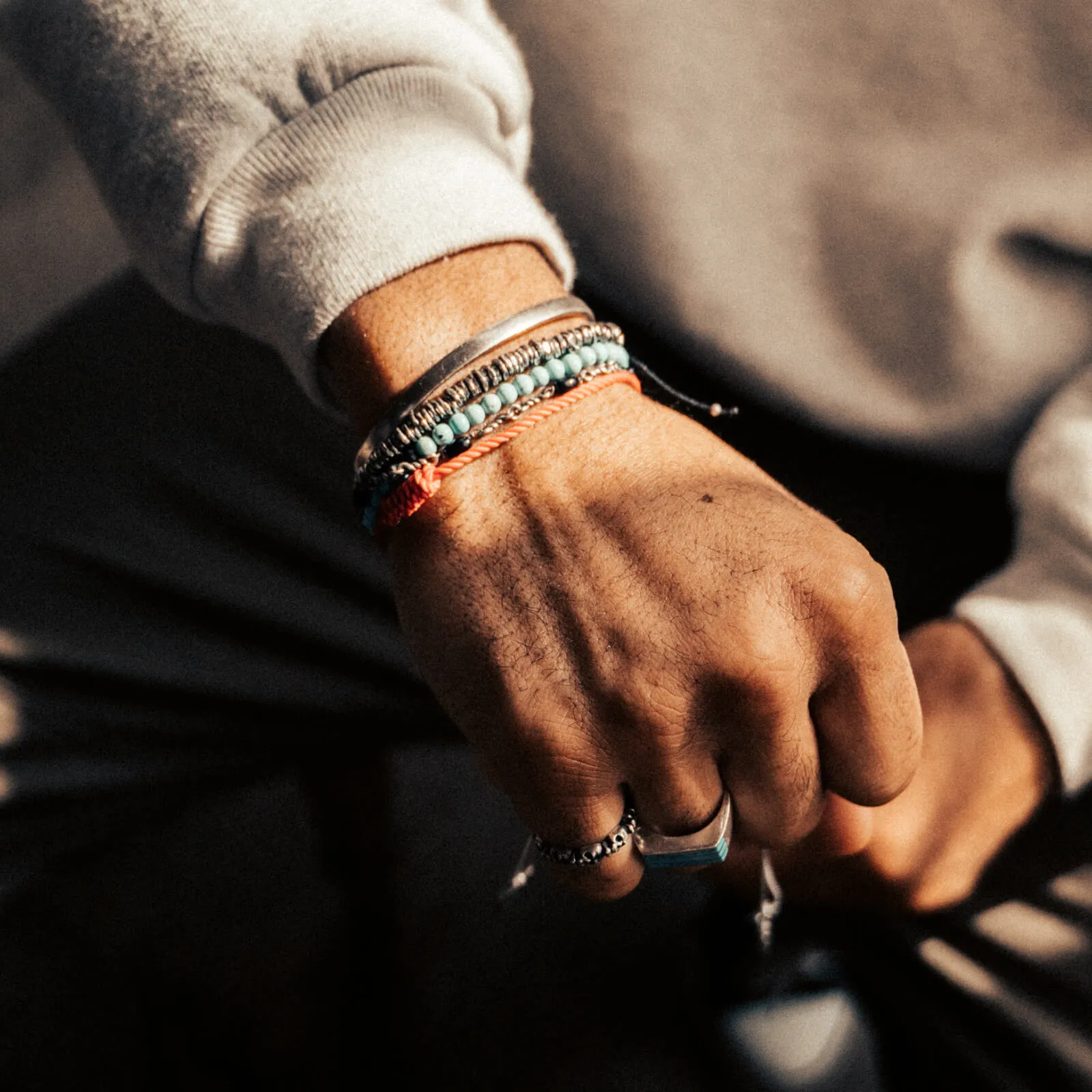 Red Rope Knotted Bracelet