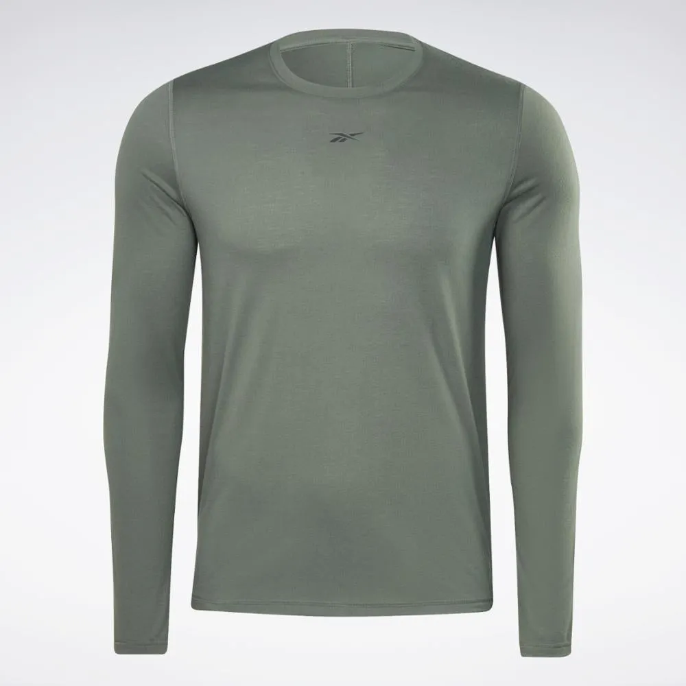 Reebok Apparel Men Training Supremium Long-Sleeve Top CHLGRN