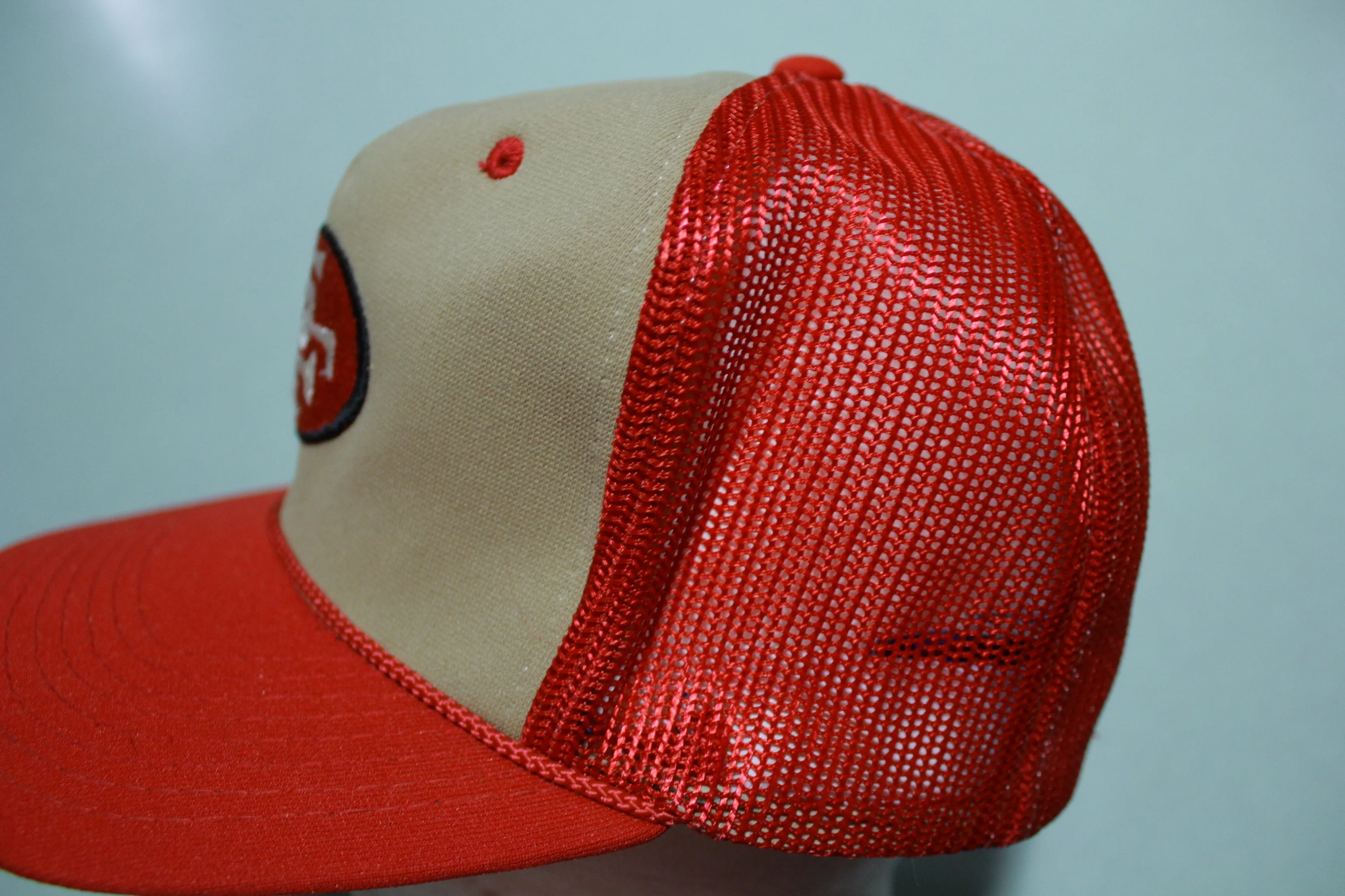 San Francisco 49ers Sports Specialties Vintage 80's Adjustable Snap Back Trucker Hat