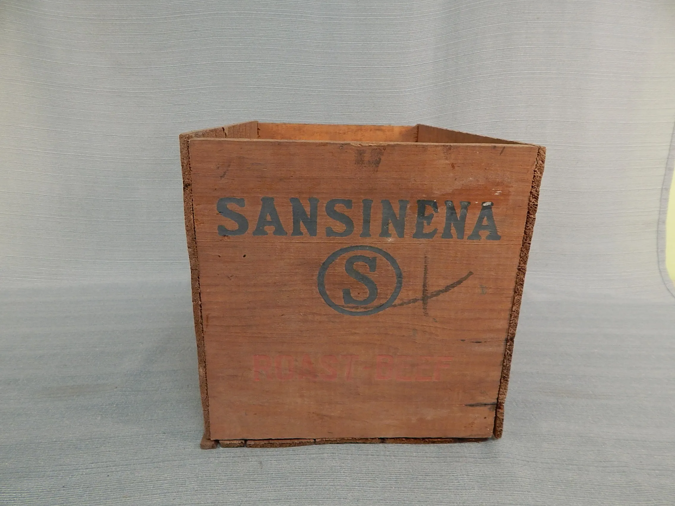 Sansinena Roast Beef Wood Crate