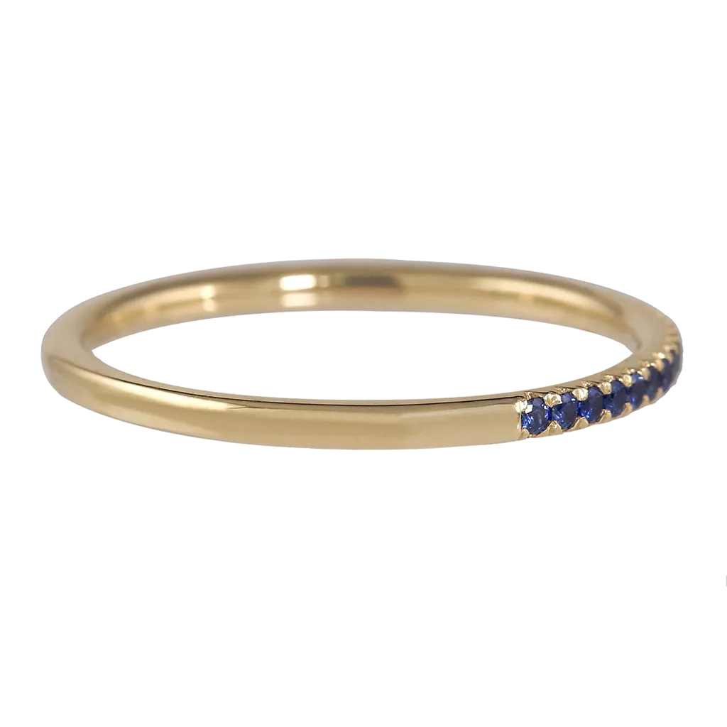 Sapphire Wedding Band