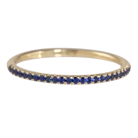 Sapphire Wedding Band