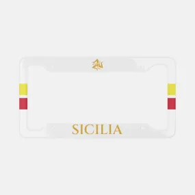 Sicily - License Plate Frame