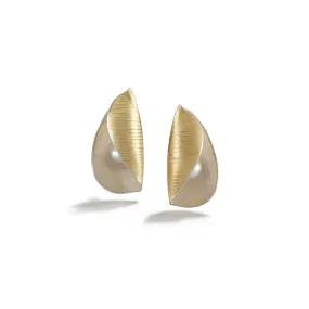 Small Pod Studs with Pearl