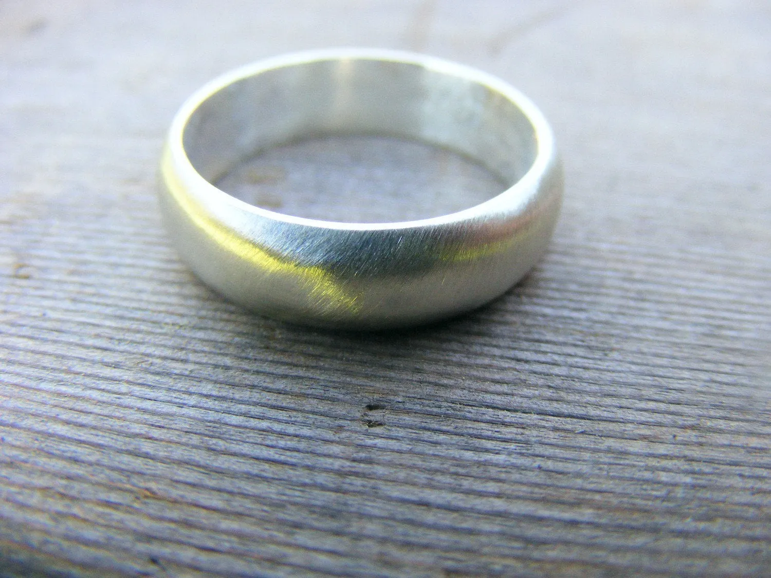 Sterling Silver Ring Band, Mens Wedding Band, Wedding Ring, Simple Ring With Satin Finish Or Shiny Finish