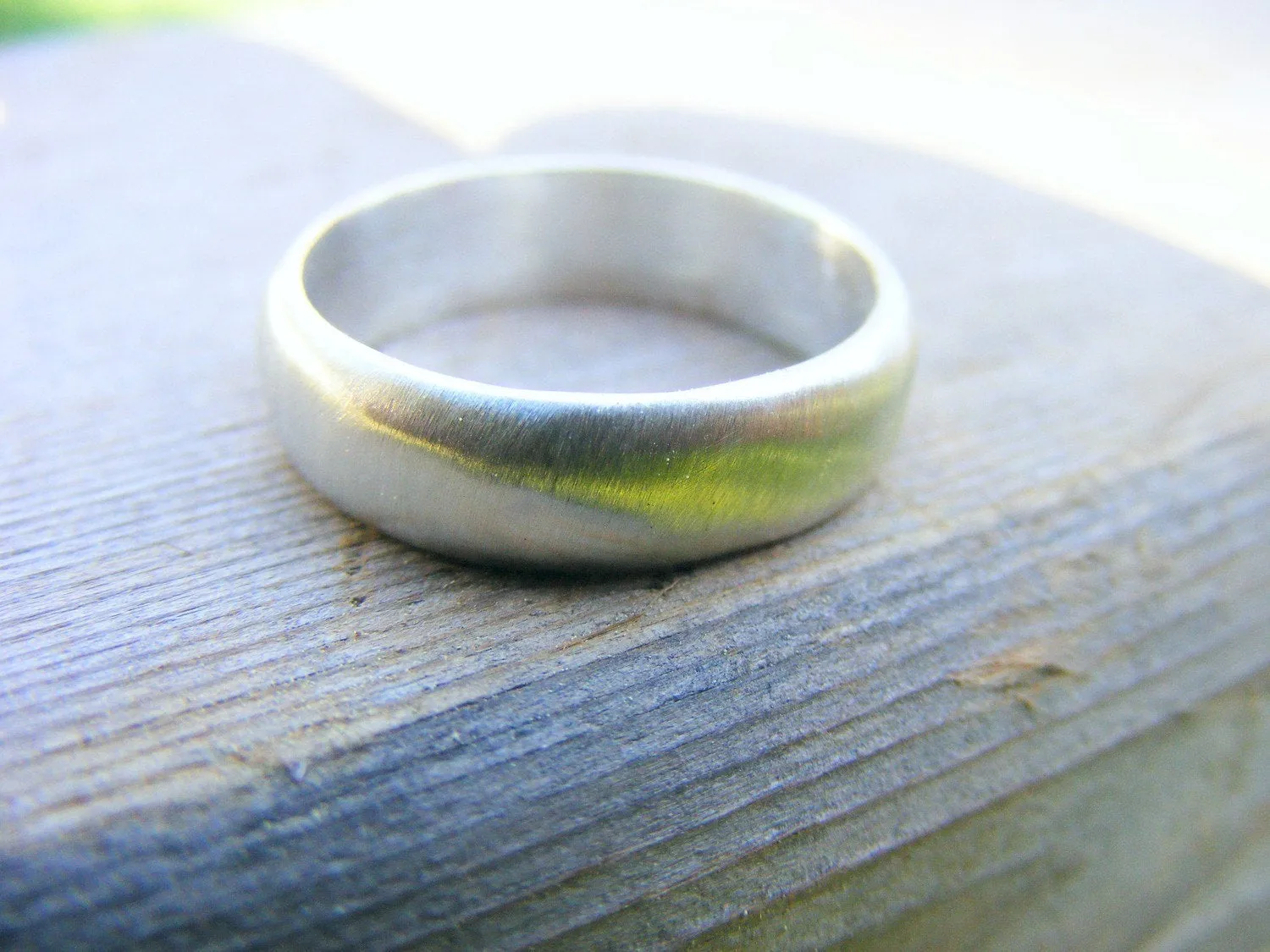 Sterling Silver Ring Band, Mens Wedding Band, Wedding Ring, Simple Ring With Satin Finish Or Shiny Finish