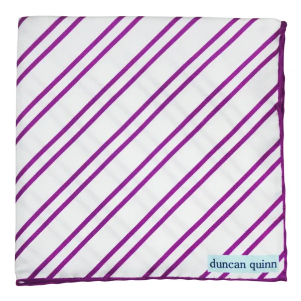 Striped Silk Pocket Squares