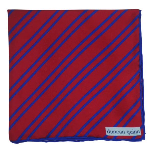 Striped Silk Pocket Squares