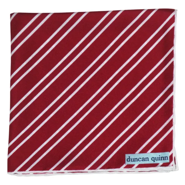 Striped Silk Pocket Squares