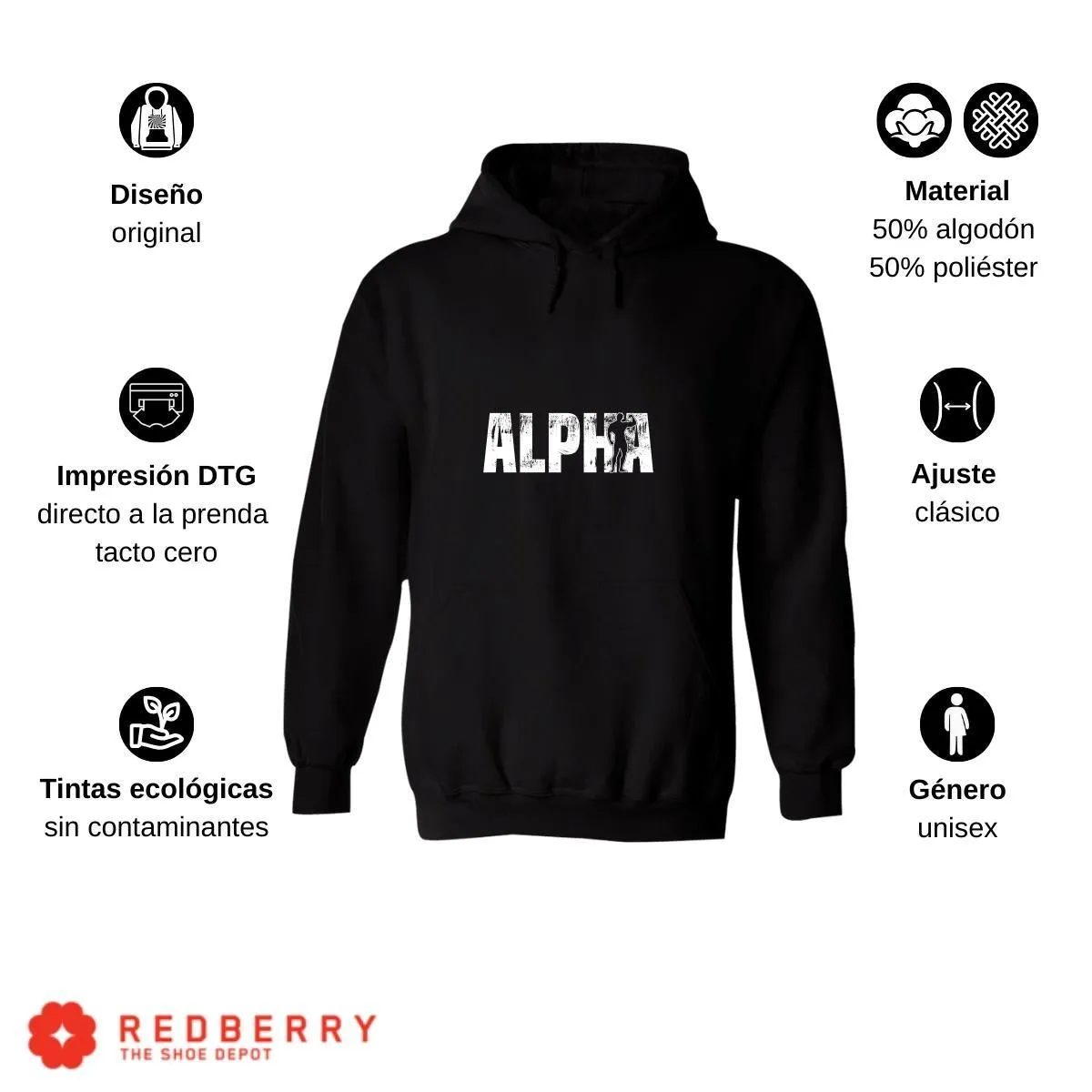 Sudadera Hombre  Hoodie Gym Ejercicio Fitness 004