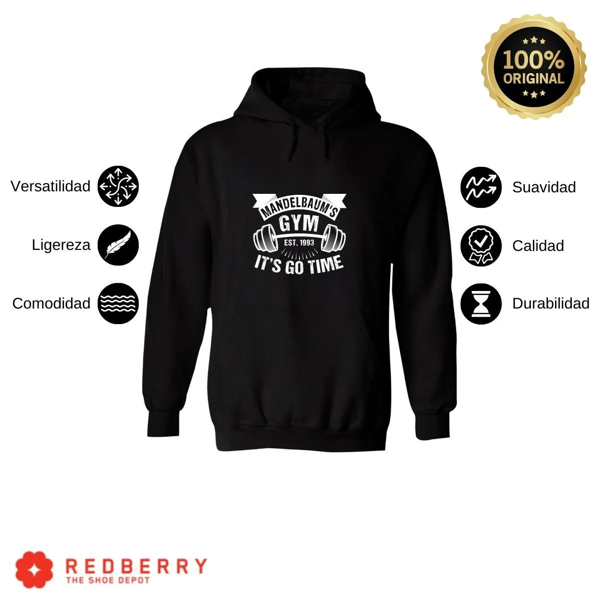 Sudadera Hombre  Hoodie Gym Ejercicio Fitness 006