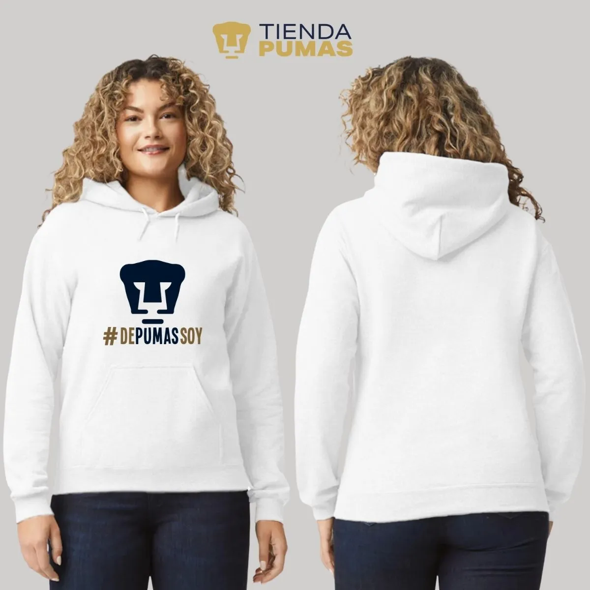 Sudadera Mujer Hoodie Pumas UNAM De Pumas Soy