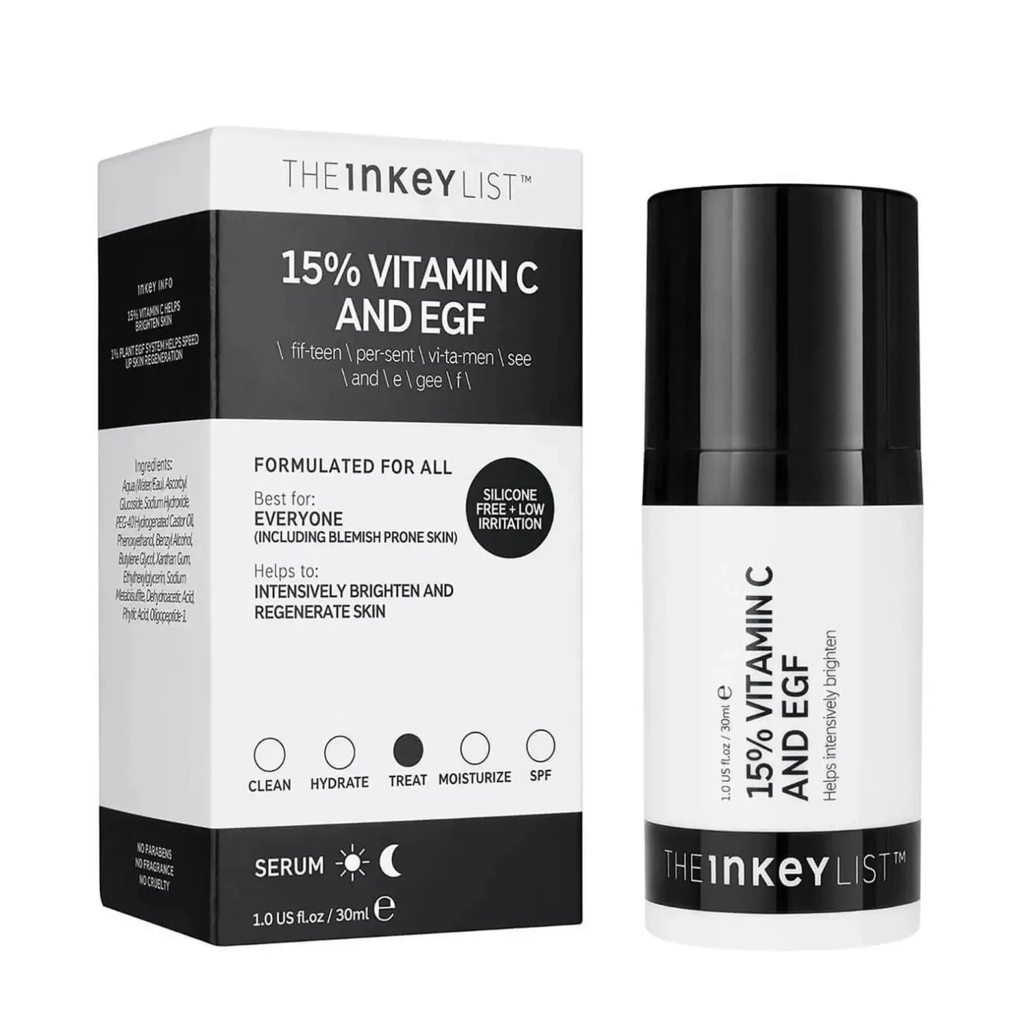 The Inkey List | Vitamin C 15% and EGF Serum 30ml