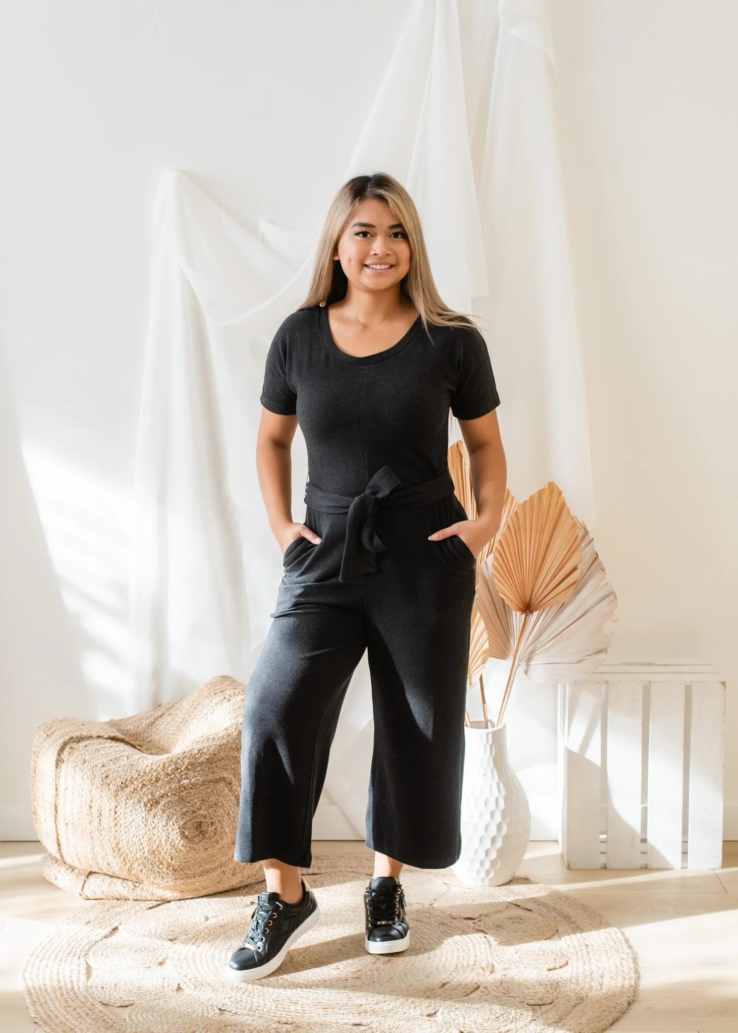 The Jonie Brushed Jersey Jumpsuit