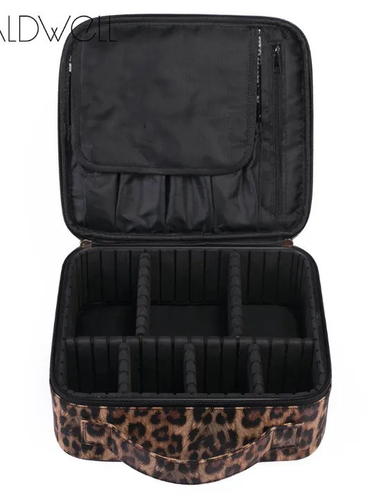 {TOTALLY WILD   ORGANIZED} Leopard Make-Up/Storage Organizer