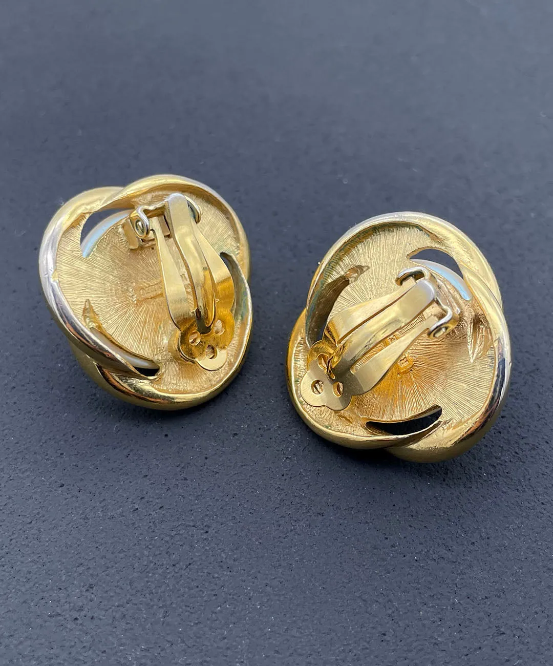 【USA輸入】ヴィンテージ RICHELIEU パール イヤリング/Vintage RICHELIEU Pearl Clip On Earrings