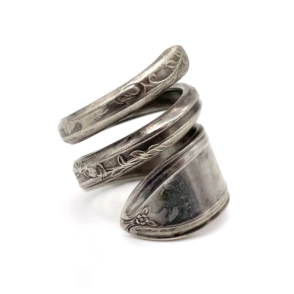 【USA輸入】ヴィンテージ シルバープレート スプーン リング/Vintage Silver Plate Spoon Ring