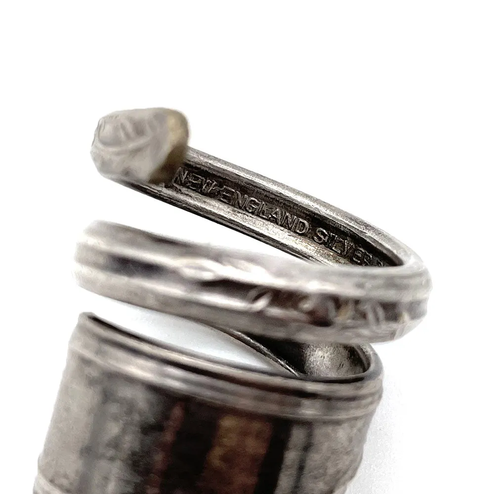 【USA輸入】ヴィンテージ シルバープレート スプーン リング/Vintage Silver Plate Spoon Ring