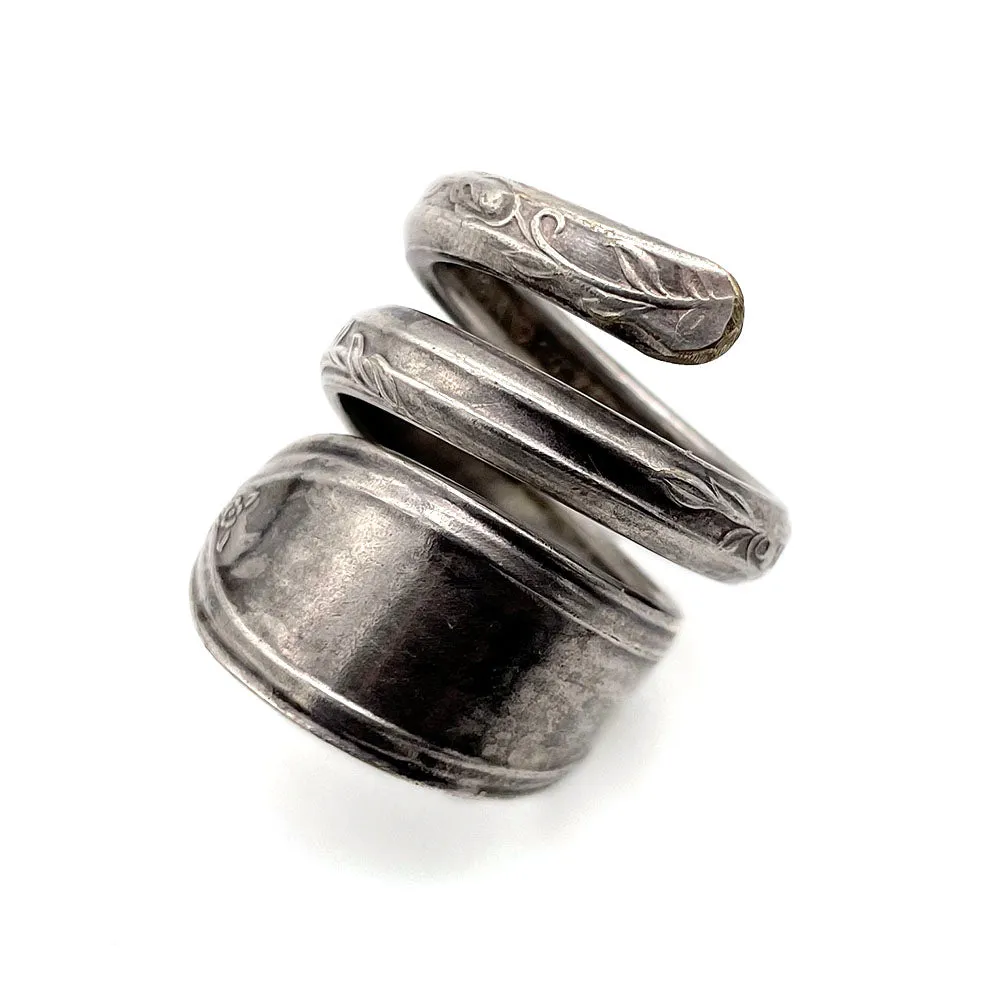 【USA輸入】ヴィンテージ シルバープレート スプーン リング/Vintage Silver Plate Spoon Ring