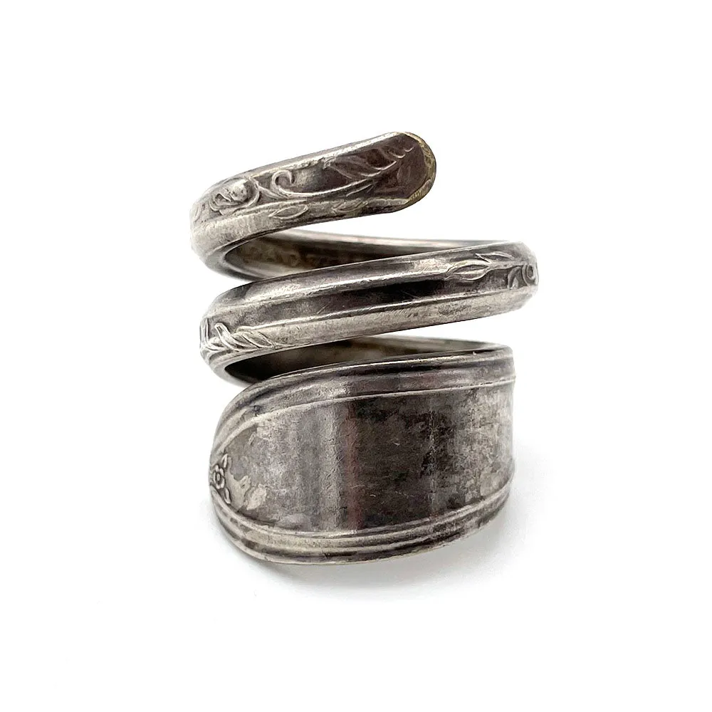 【USA輸入】ヴィンテージ シルバープレート スプーン リング/Vintage Silver Plate Spoon Ring