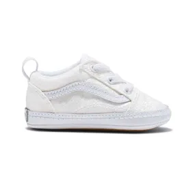 Vans - Kids' (Infant) Old Skool Glitter Crib Shoes (4P3TWHT)