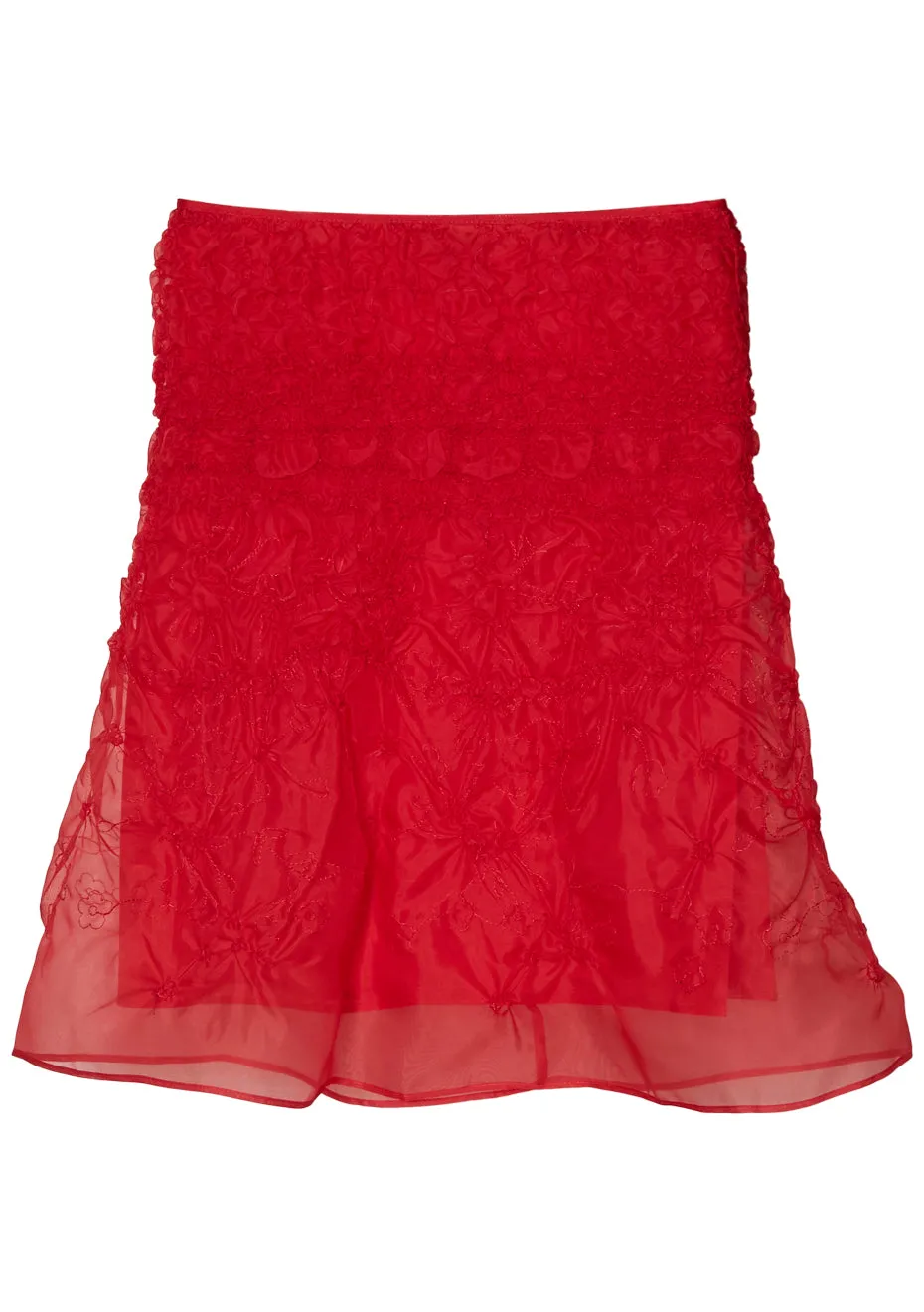 Vida Skirt Red Organza