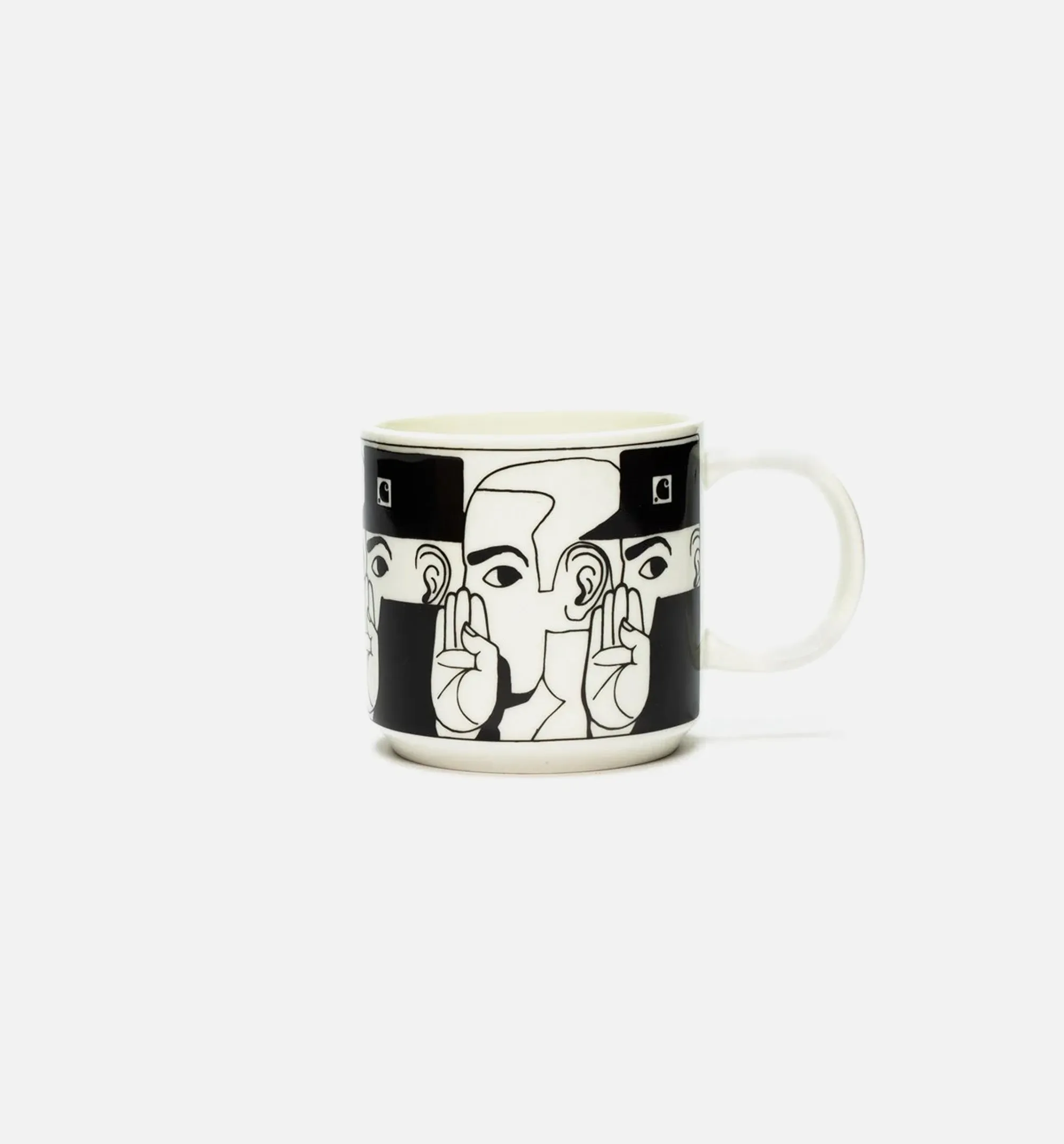 Whisper Mug - White/Black