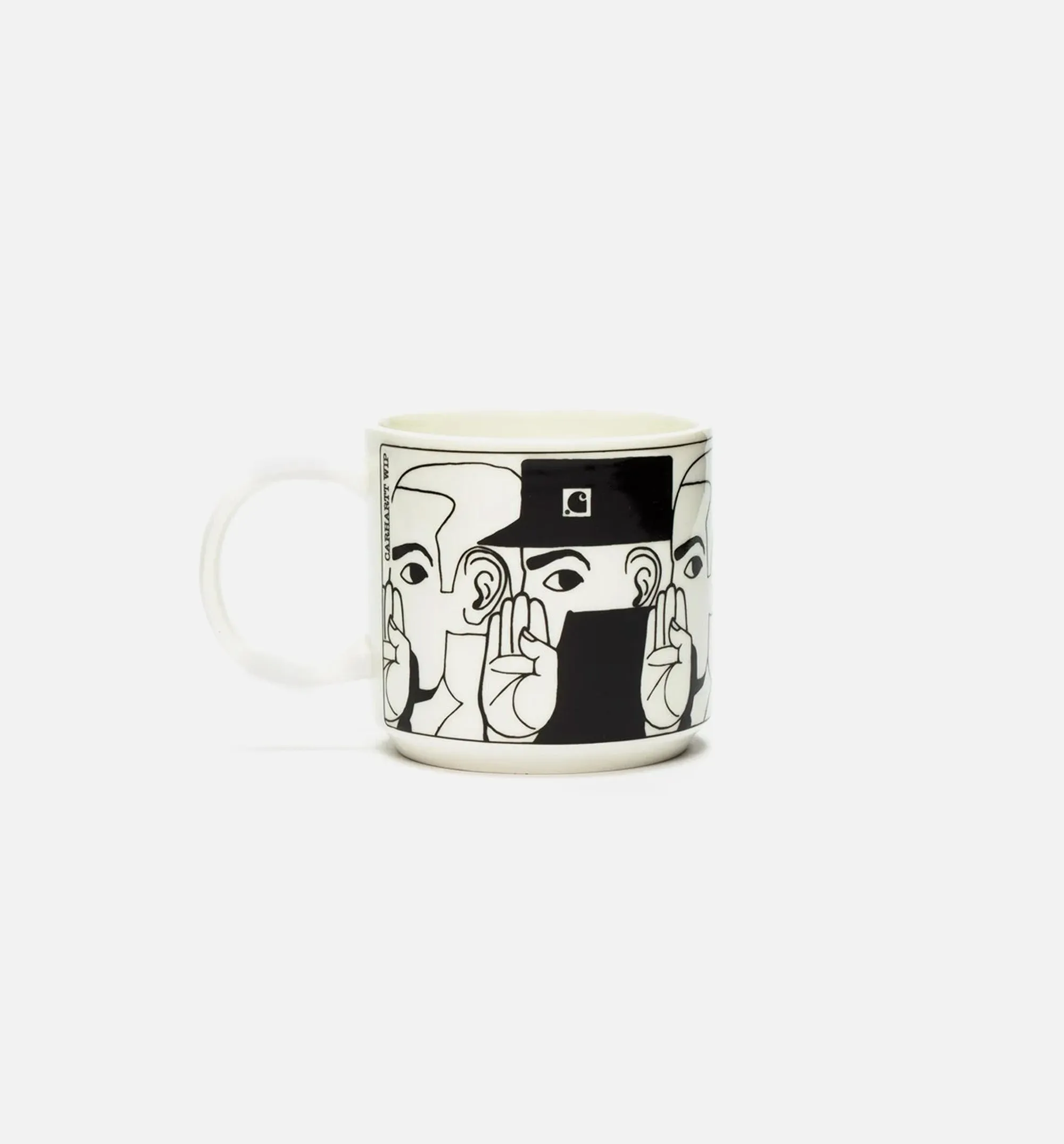 Whisper Mug - White/Black