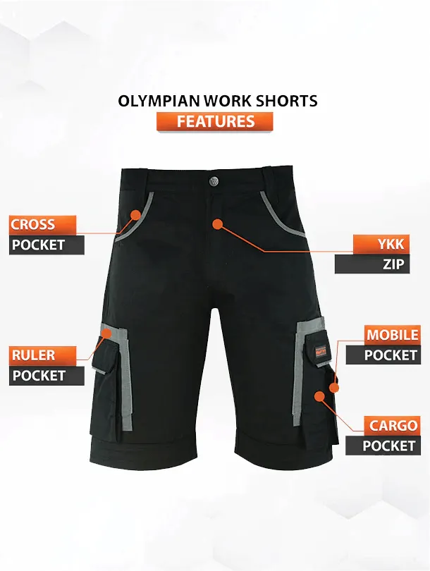 WrightFits Olympian Work Shorts